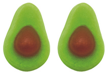 Réf DA 1 - Bonbon en forme d’Avocat gélifié, sans Gluten, Bonbon Halal -  Sachet de 100 gr.