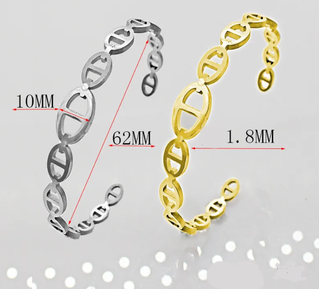 Bracelet SYLVIE ouvert REF:263BRCN2309
