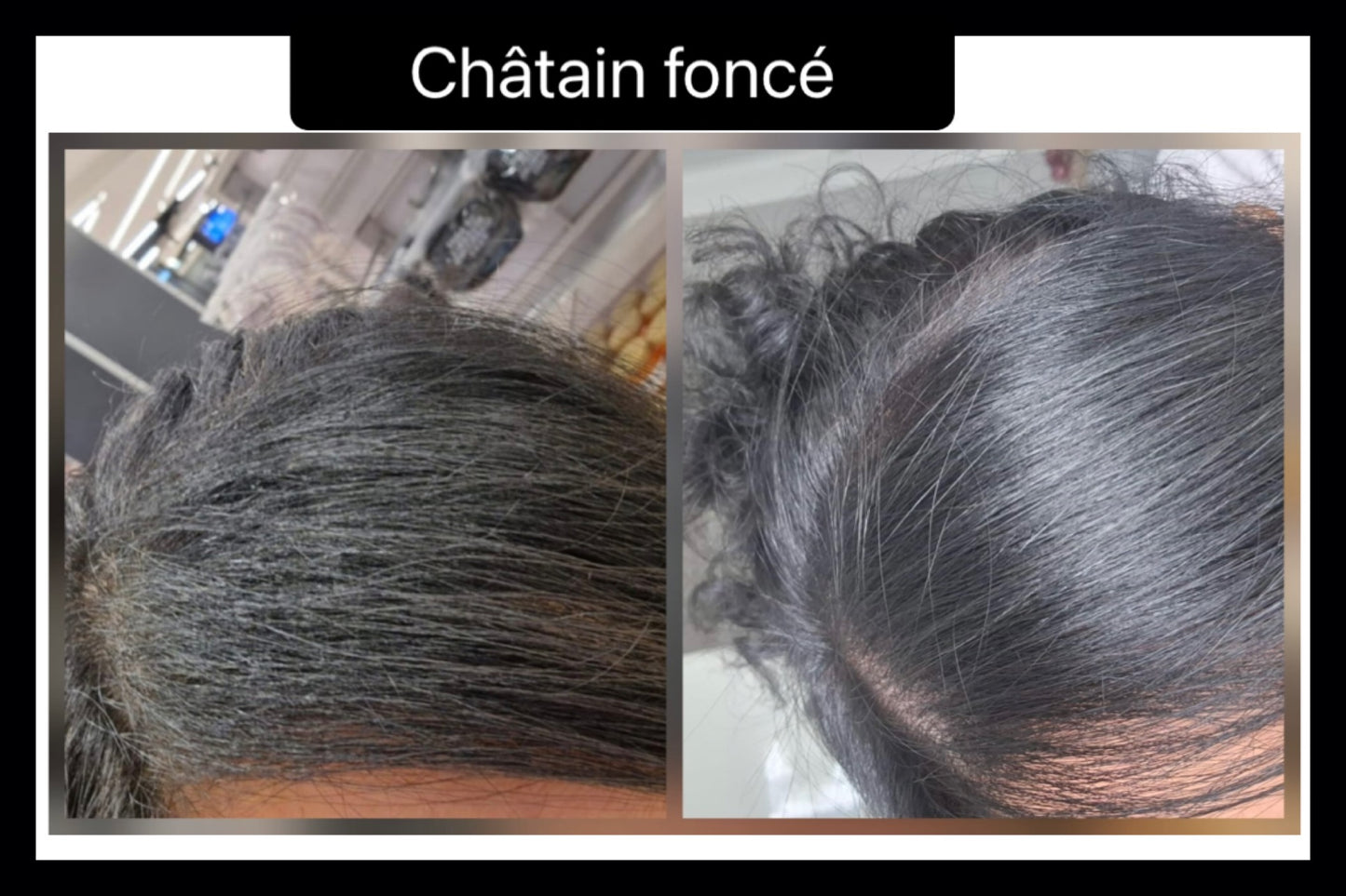 Coloration végétale CHATAIN FONCE - Produit cosmétique - Sachet de 100 gr