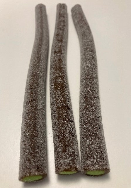Réf DA 34 - Bonbon aux fruits en forme de câble gout Cola acide, Bonbon Halal - Sachet de 3 pièces, Longueur environ 24 cm, poids environ 180 gr.