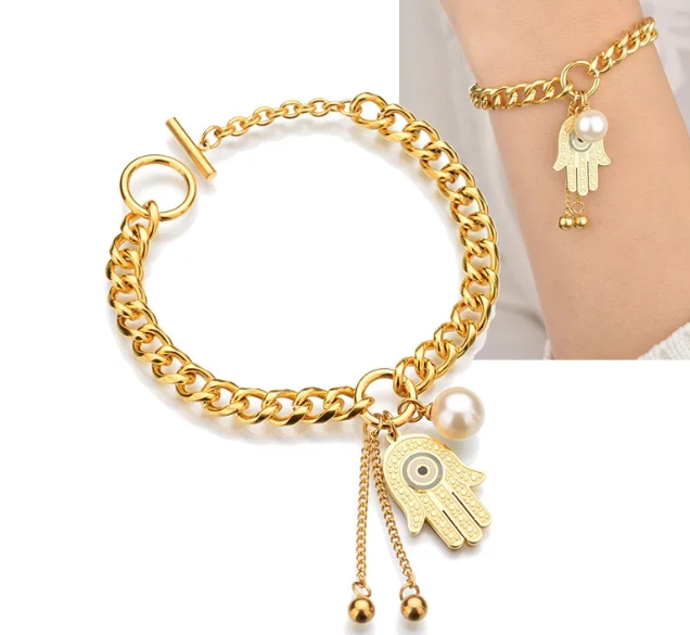 Bracelet chaine FATIMA REF:68CNBRA2305