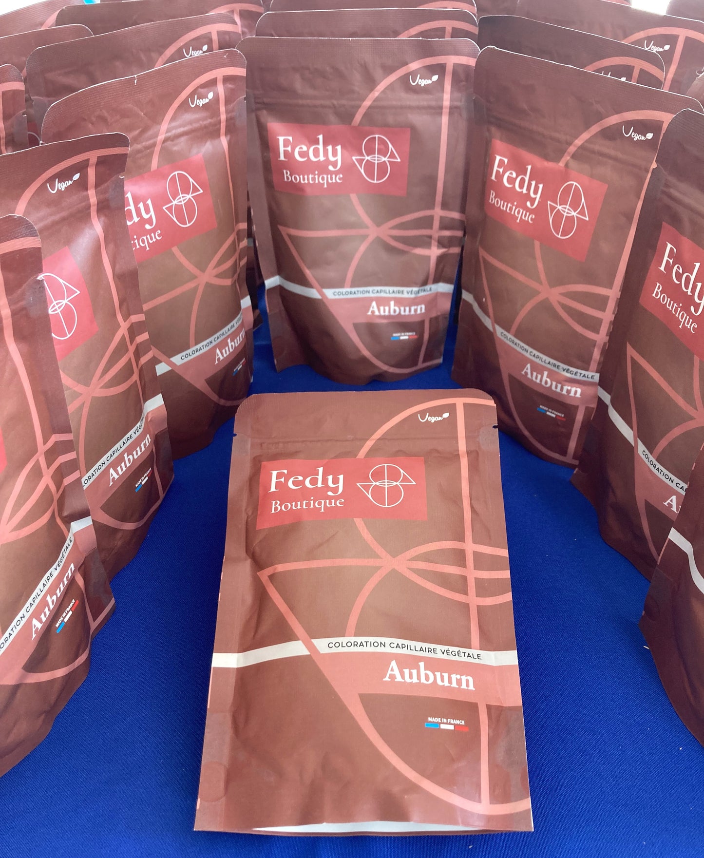 Coloration végétale AUBURN - Produit cosmétique - Sachet de 100 gr