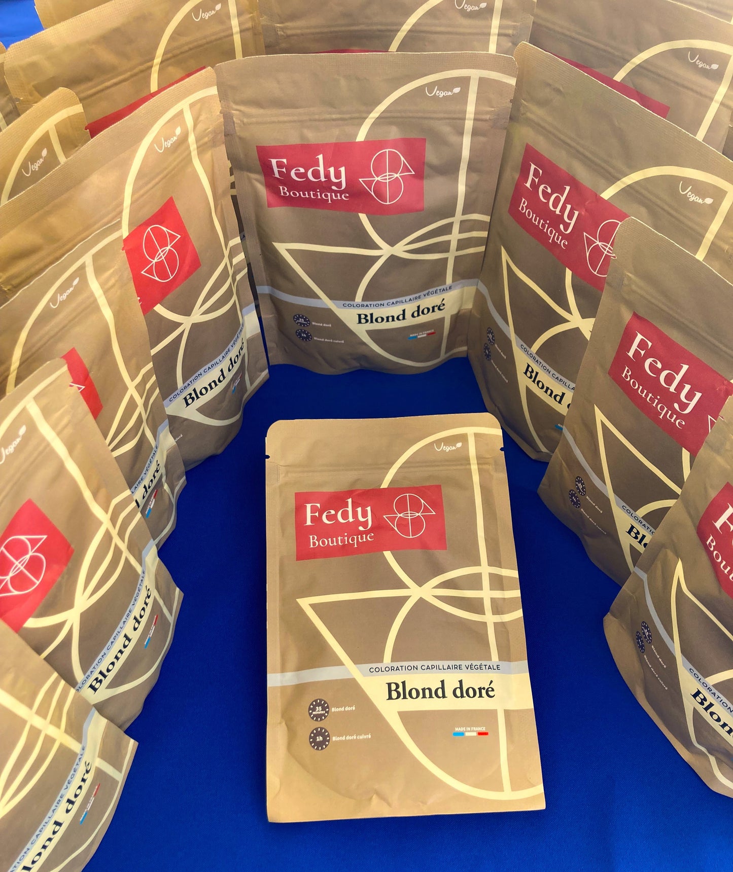 Coloration végétale BLOND DORE- Produit cosmétique - Sachet de 100 gr