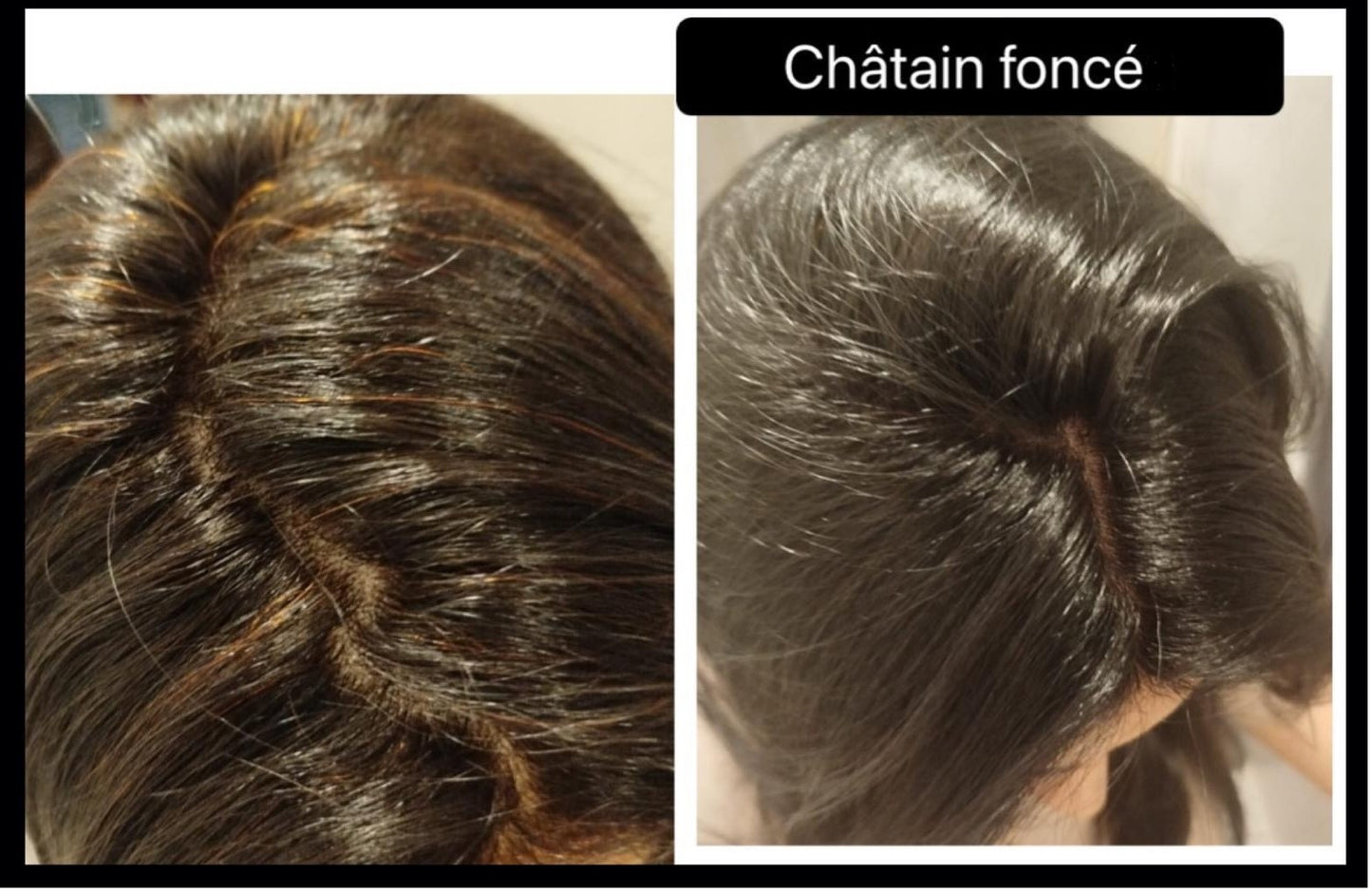Coloration végétale CHATAIN FONCE - Produit cosmétique - Sachet de 100 gr