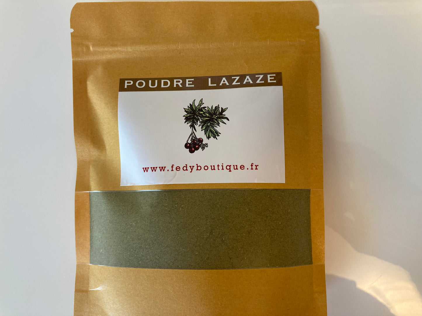 Lazaze ou Daphné Garou - Produit cosmétique - Poudre de soin capillaire - Sachet de 100 gr