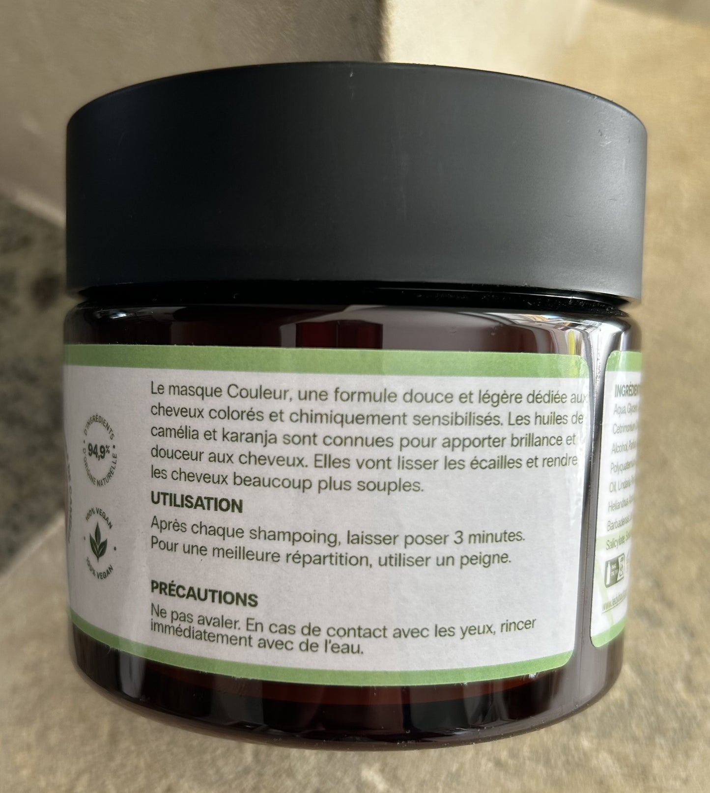 SHAMPOING Protecteur cheveux Colorés, Produit cosmétique, flacon 200 ml