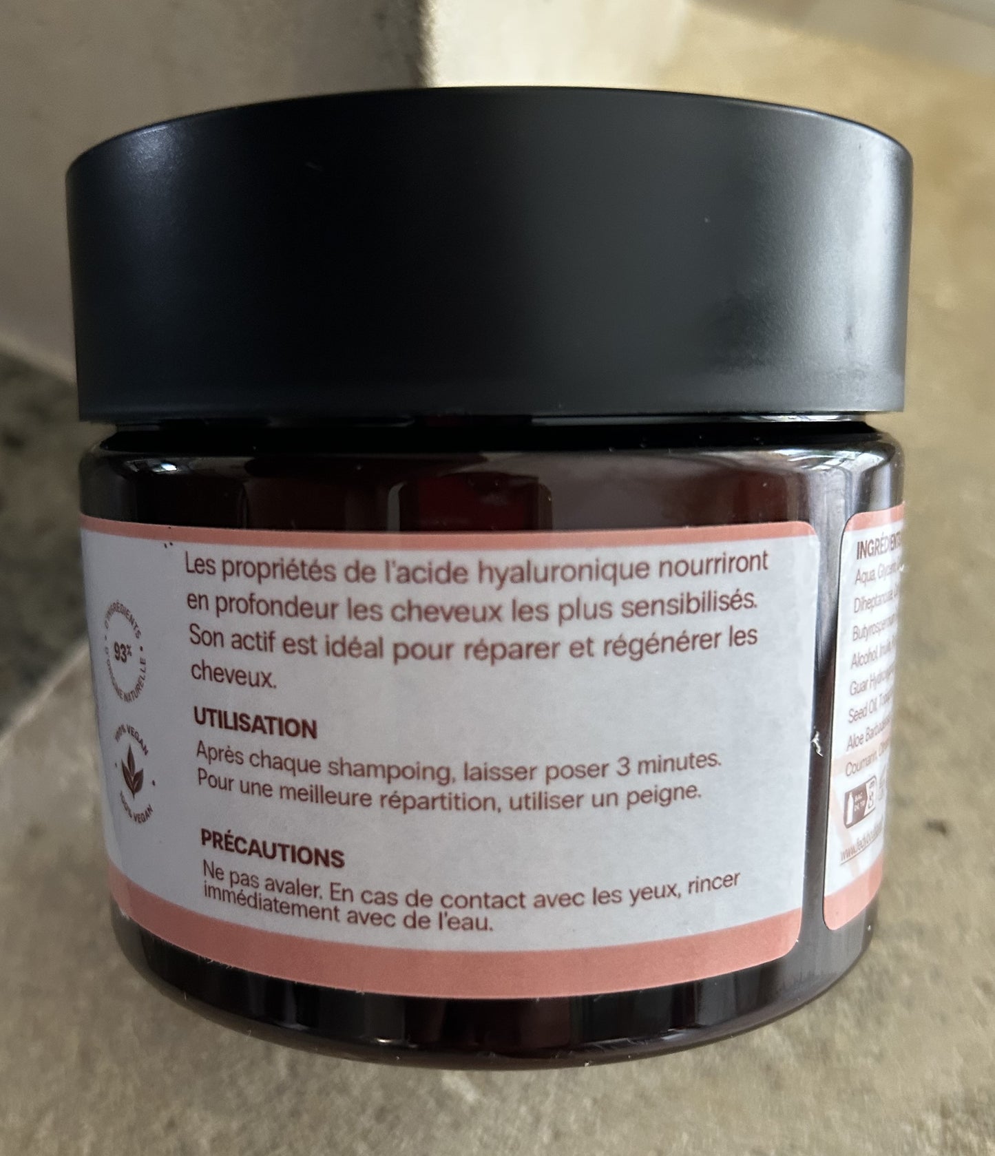 SHAMPOING Repulpant Acide Hyaluronique, Produit cosmétique, flacon 200 ml