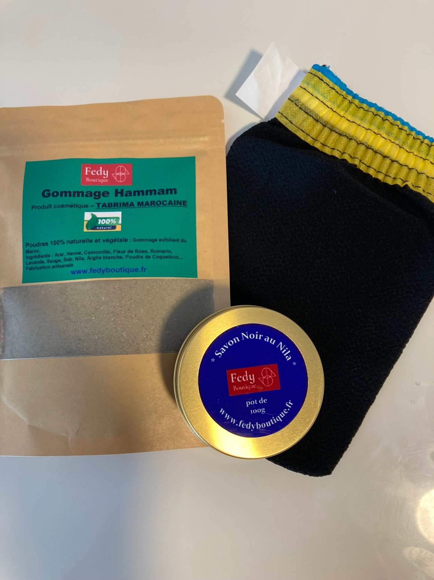 TABRIMA MAROCAINE, produit cosmétique, Gommage Hammam, Sachet de 100 gr