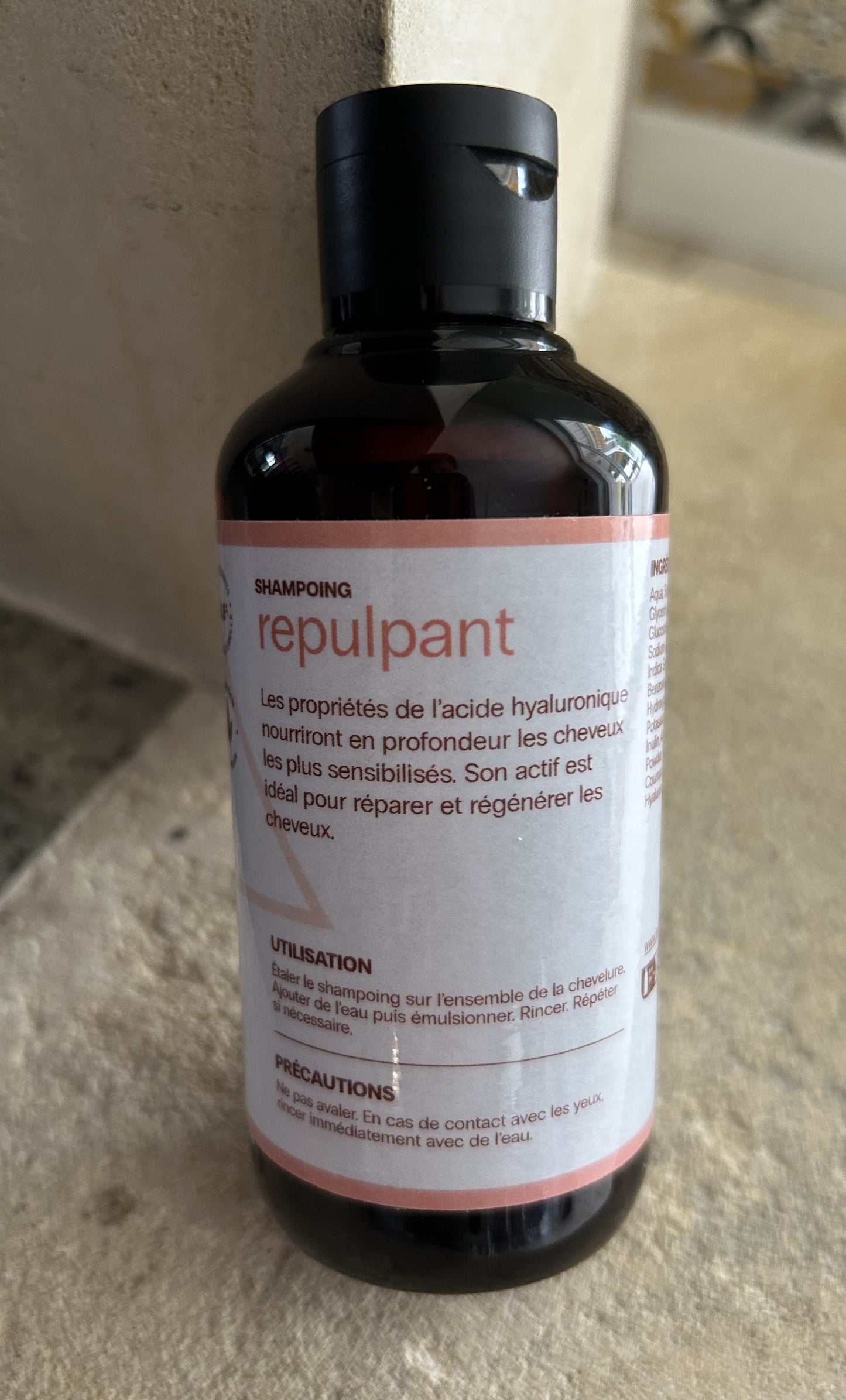 SHAMPOING Repulpant Acide Hyaluronique, Produit cosmétique, flacon 200 ml