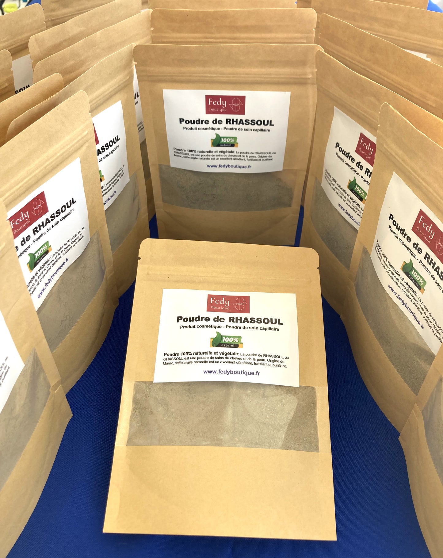 RHASSOUL DU MAROC - Produit cosmétique - Sachet Zip de 100 gr