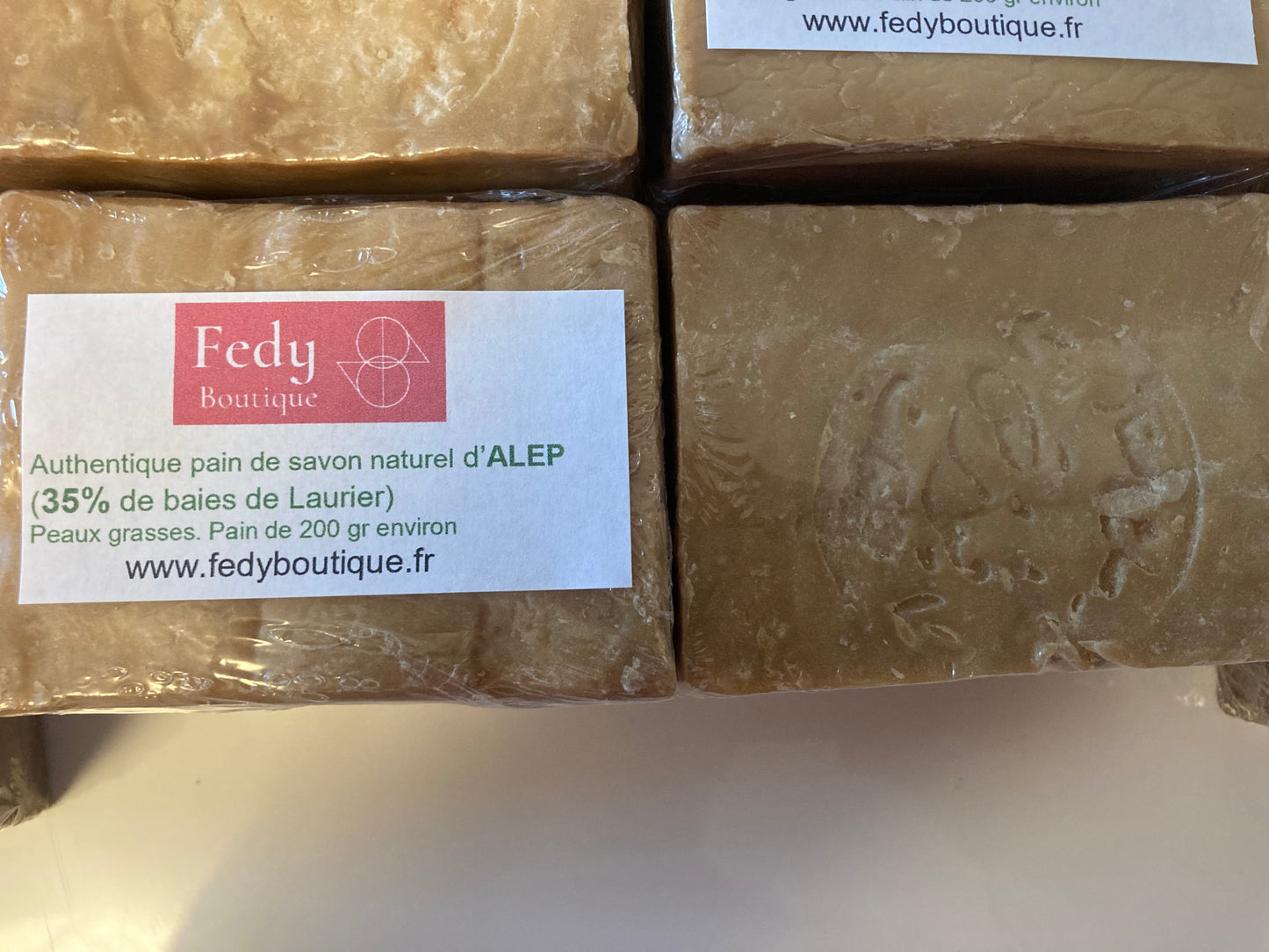 Savon naturel d’ALEP (35% de baies de Laurier) – Produit cosmétique - Promo