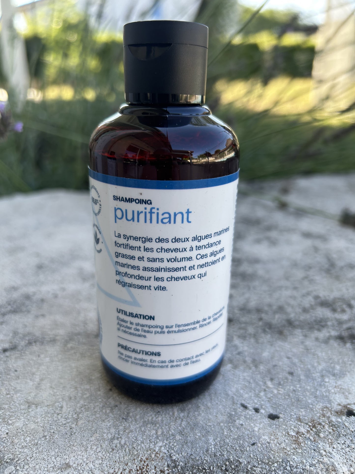 SHAMPOING Purifiant Algue Rouge et Brune, Produit cosmétique, flacon 200 ml