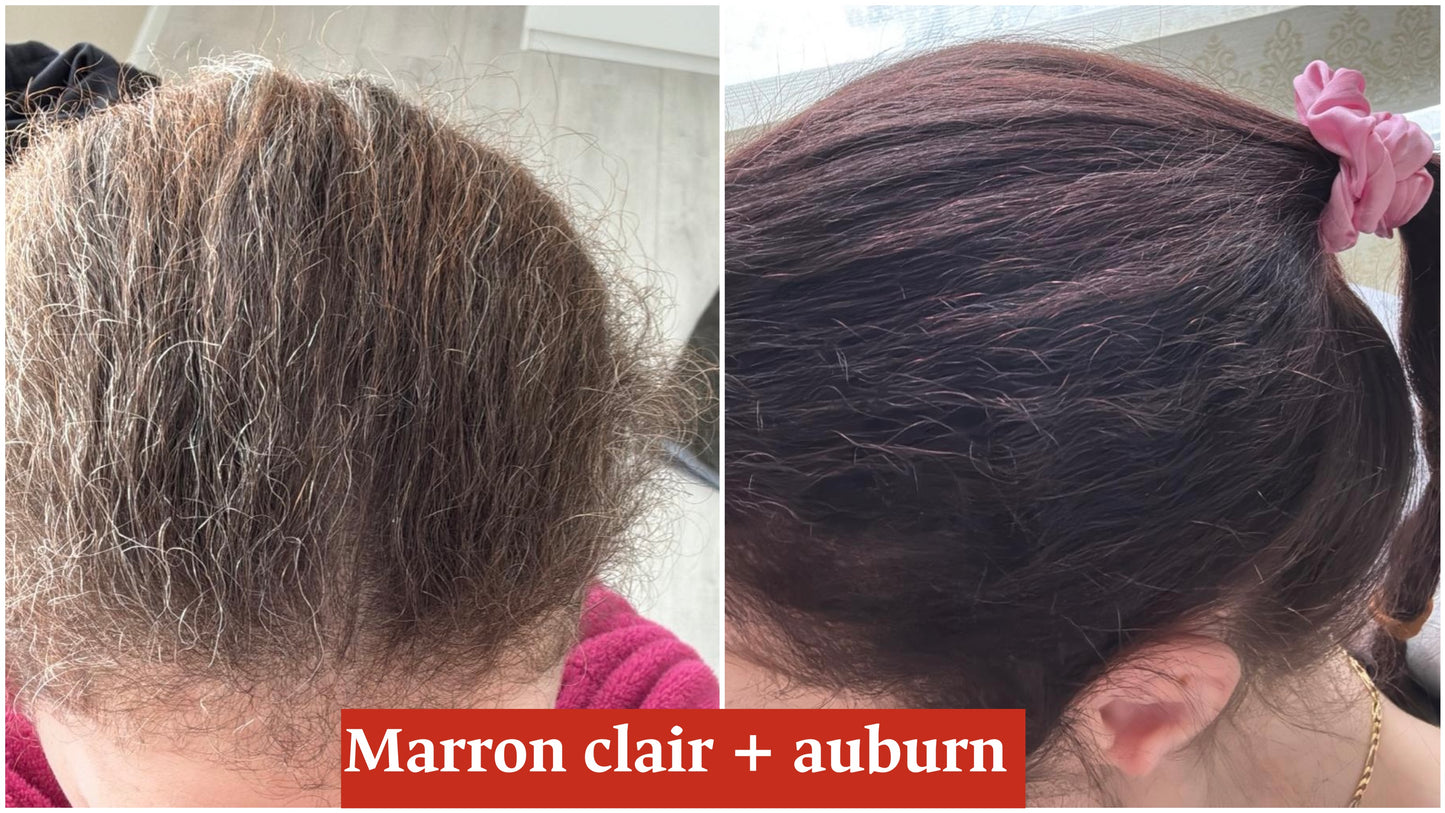 Coloration végétale AUBURN - Produit cosmétique - Sachet de 100 gr