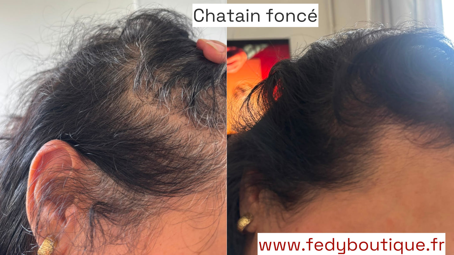 Coloration végétale CHATAIN FONCE - Produit cosmétique - Sachet de 100 gr