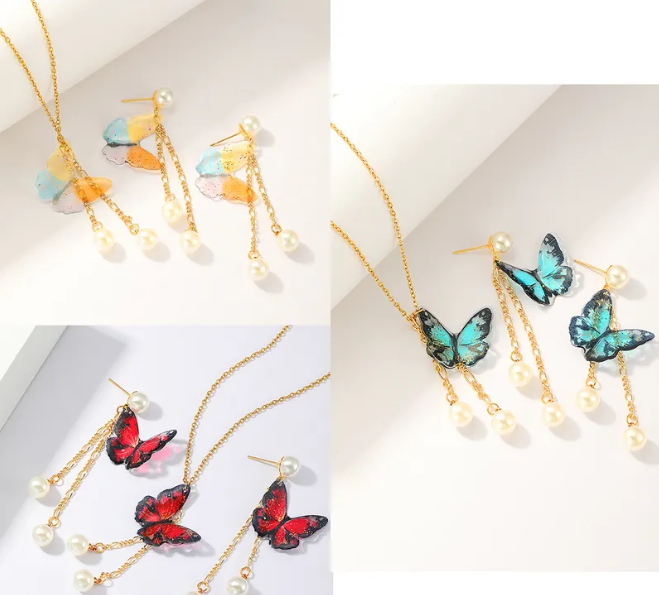 Parure Collier + Boucles d'oreilles VANIA REF:202PACN2307 - Promo