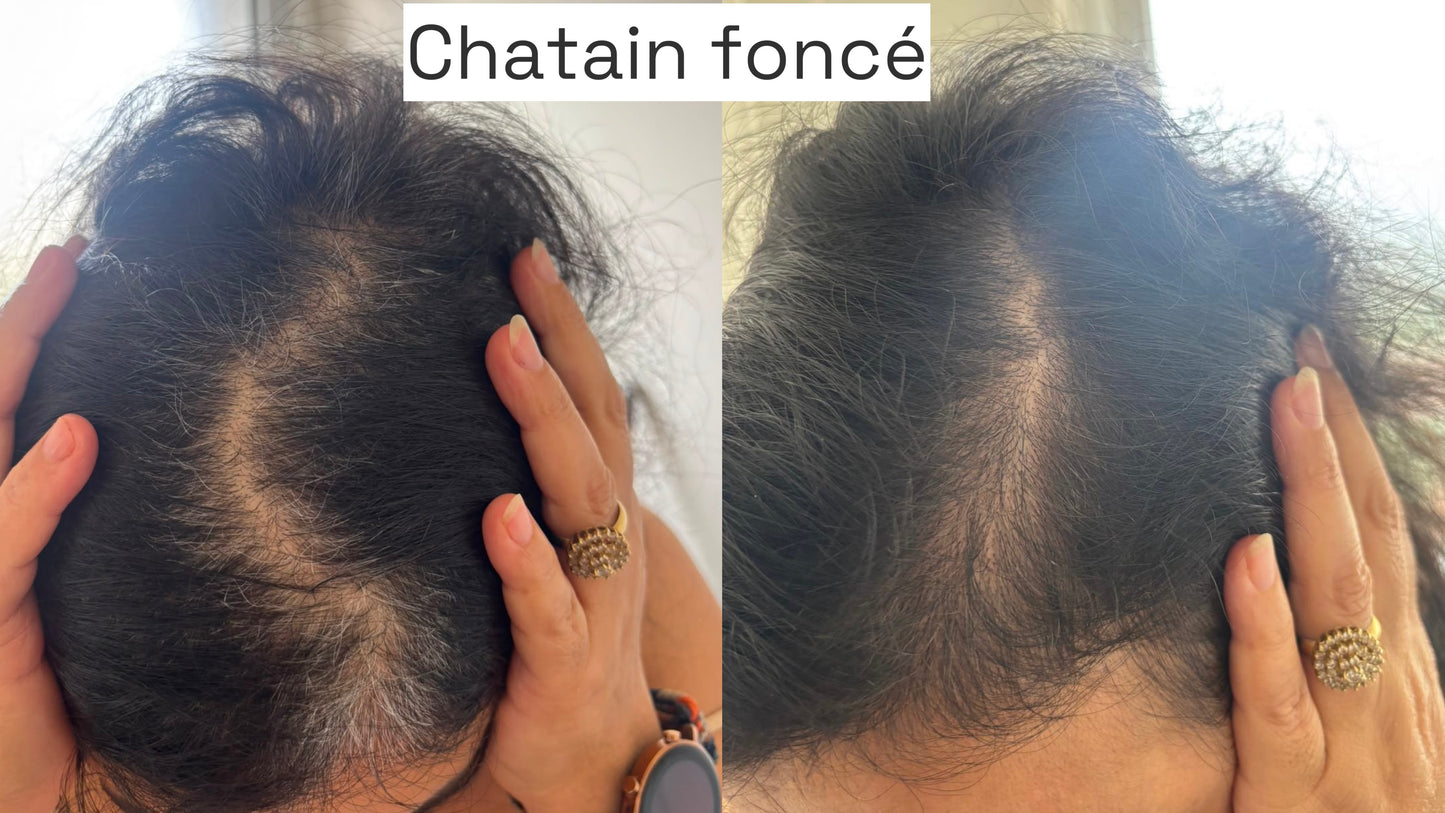Coloration végétale CHATAIN FONCE - Produit cosmétique - Sachet de 100 gr