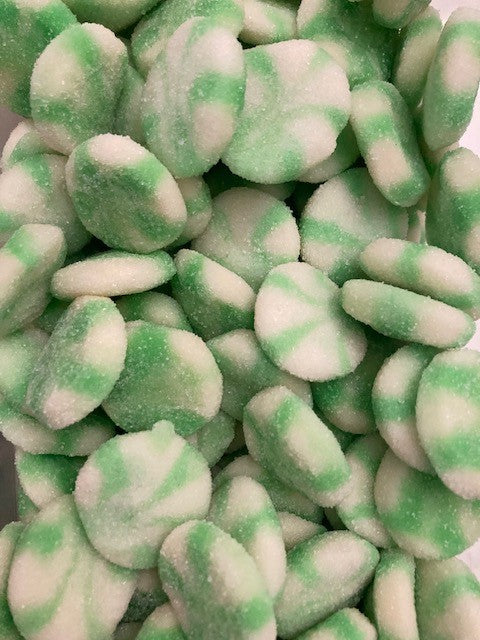 Réf DA 61 - Bonbon en forme de rondelle de Kiwi, Bonbon Halal - Sachet de 100 gr.