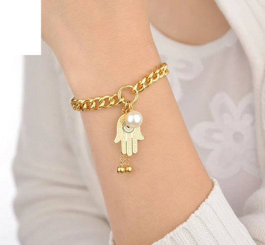 Bracelet chaine FATIMA REF:68CNBRA2305