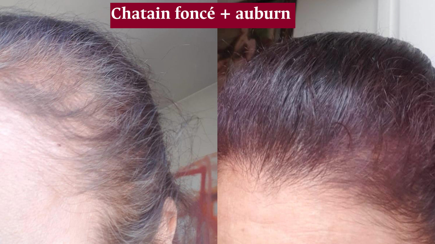 Coloration végétale AUBURN - Produit cosmétique - Sachet de 100 gr