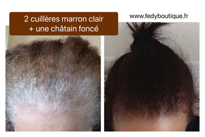 Coloration végétale MARRON CLAIR- Produit cosmétique - Sachet de 100 gr