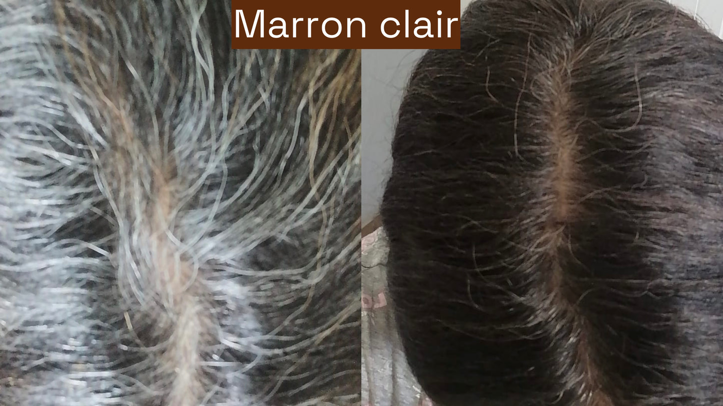 Coloration végétale MARRON CLAIR- Produit cosmétique - Sachet de 100 gr