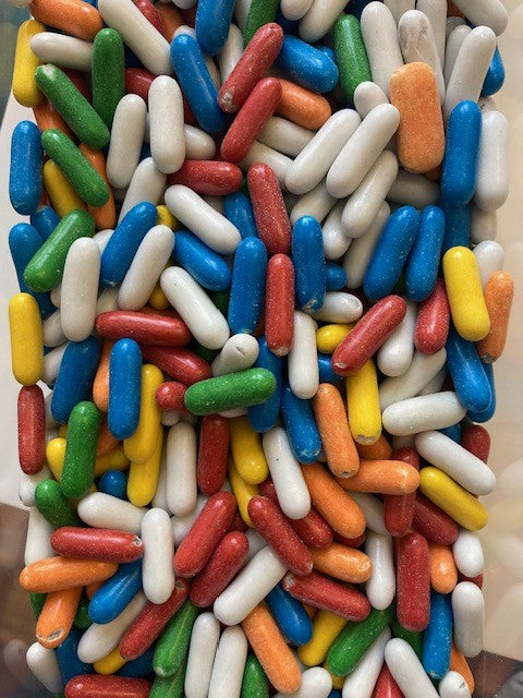Réf DA 8 - Bonbon en forme de Carensac XXL, gout réglisse, Bonbon Halal - Sachet de 100 gr.
