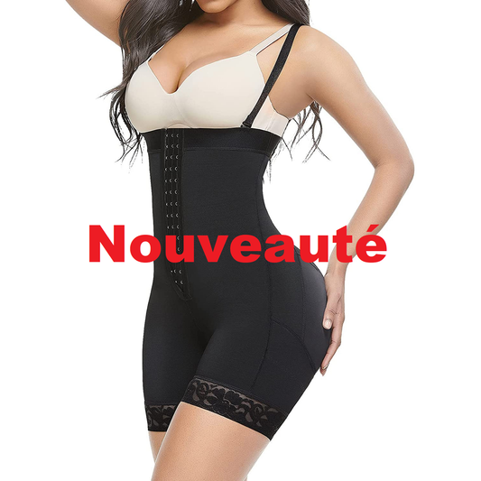 Body amincissant noir, ajustable, sous vêtements de forme et de maintien REF:90NOIRCN2402