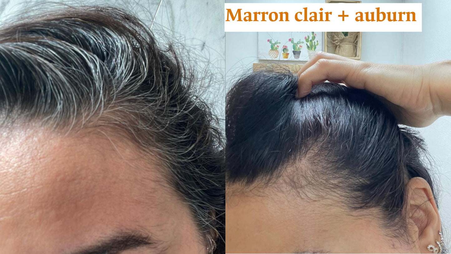 Coloration végétale MARRON CLAIR- Produit cosmétique - Sachet de 100 gr