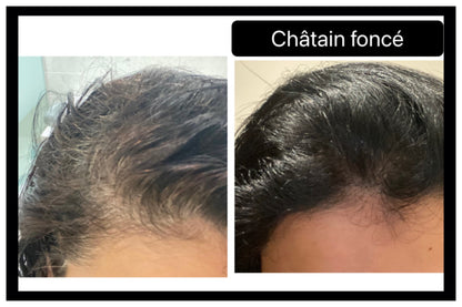 Coloration végétale CHATAIN FONCE - Produit cosmétique - Sachet de 100 gr