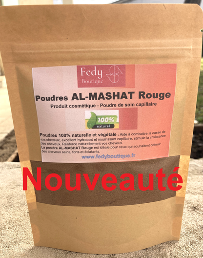 Poudre AL-MASHAT Rouge - Produit cosmétique - Sachet ZIP de 100 gr
