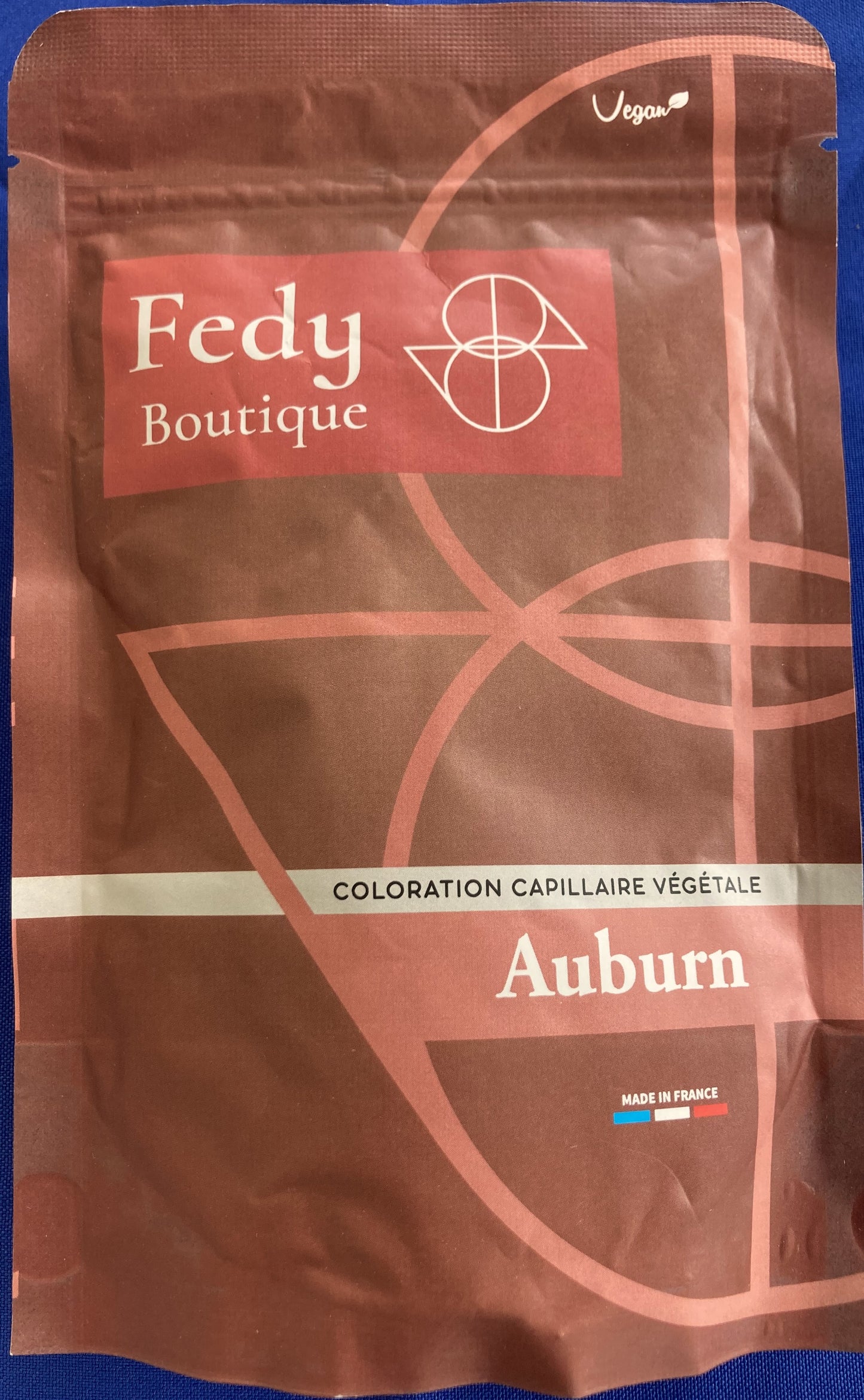 Coloration végétale AUBURN - Produit cosmétique - Sachet de 100 gr