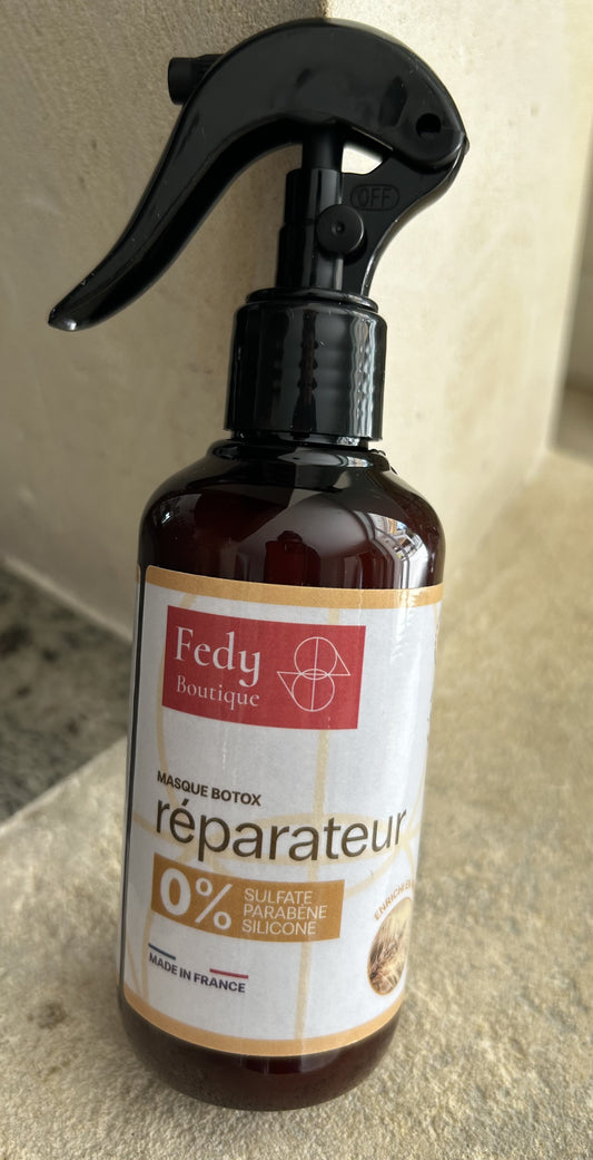 SPRAY Masque Botox Capillaire soin réparateur SANS RINCAGE - Produit cosmétique - 200 ML