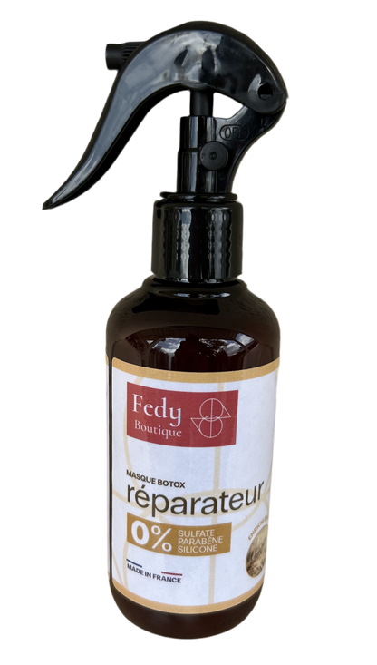 SPRAY Masque Botox Capillaire soin réparateur SANS RINCAGE - Produit cosmétique - 200 ML