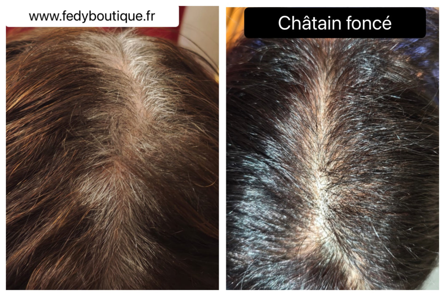 Coloration végétale CHATAIN FONCE - Produit cosmétique - Sachet de 100 gr