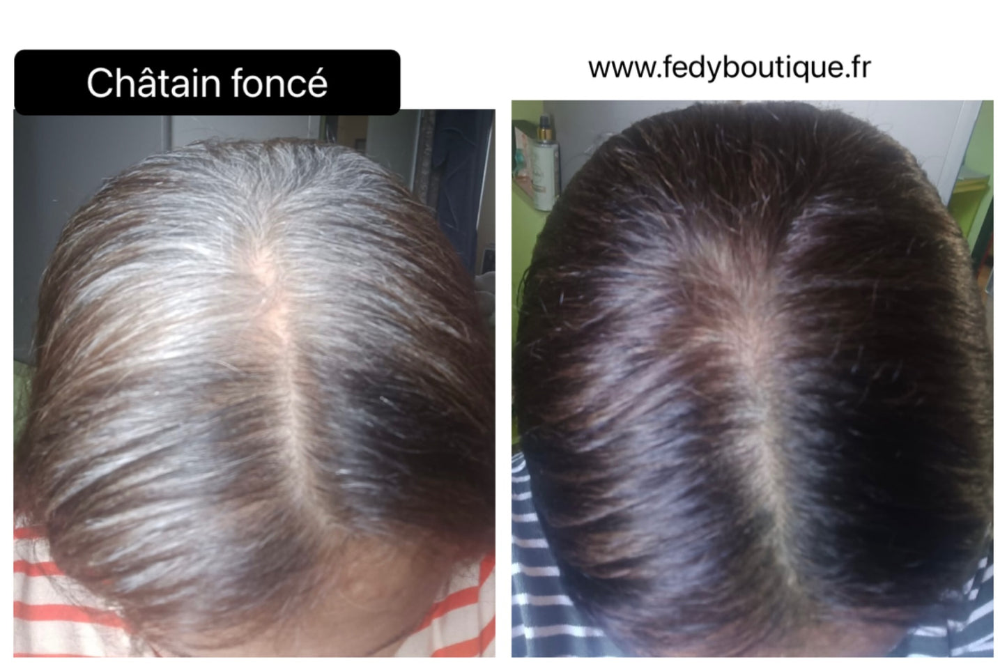 Coloration végétale CHATAIN FONCE - Produit cosmétique - Sachet de 100 gr