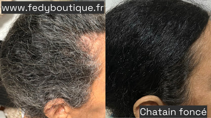 Coloration végétale CHATAIN FONCE - Produit cosmétique - Sachet de 100 gr