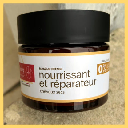 MASQUE INTENSE, Nourrissant et Réparateur Cheveux secs, PHYTOKERATINE, Produit cosmétique, pot de 200 ml