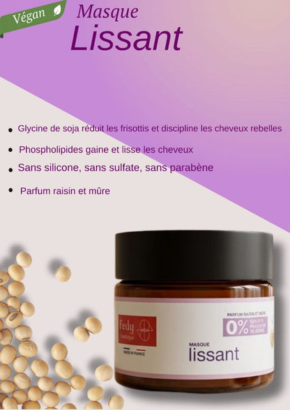 MASQUE Lissant, Produit cosmétique, pot de 200 ml