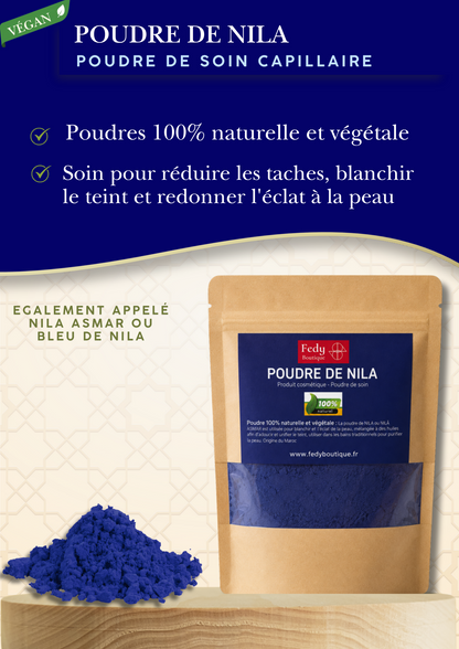 Poudre de NILA - Produit cosmétique - Sachet ZIP de 100 gr