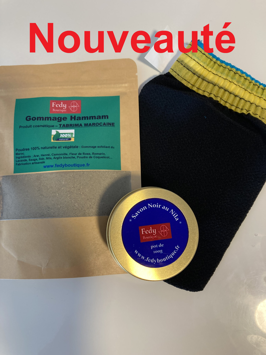 PACK HAMMAM MAROCAIN, produit cosmétique, 3 Produits