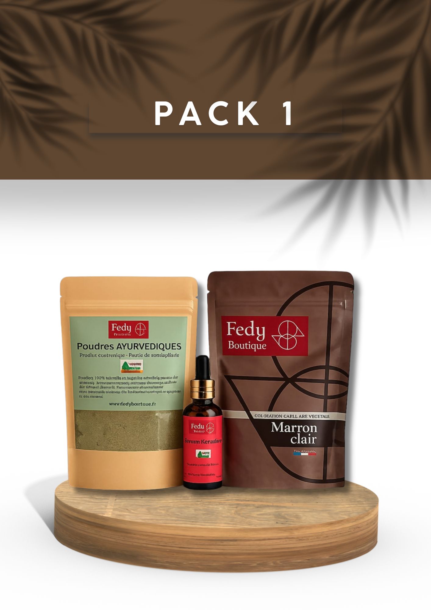 PACK 1 - Produit Cosmétique - 3 PRODUITS