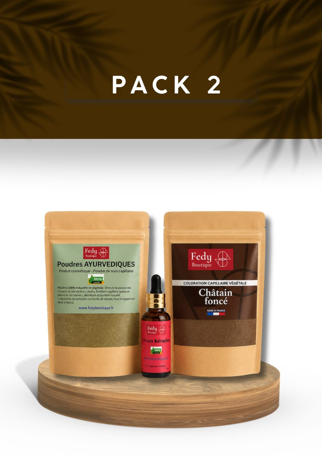 PACK 2 - Produit Cosmétique - 3 PRODUITS