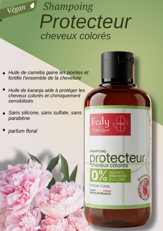 SHAMPOING Protecteur cheveux Colorés, Produit cosmétique, flacon 200 ml